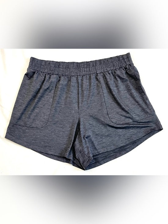 all in motion Pants - All in Motion Charcoal Gray Heather Athletic Shorts Pockets Women’s Size Large